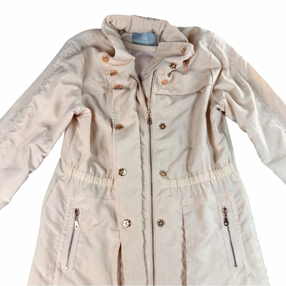 NWOT Tart Collection Women's Hooded Cory Rain Jacket In Cameo Rose Size Large - Picture 5 of 12